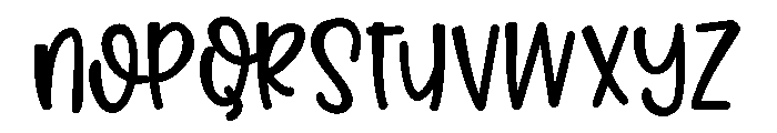 ZPMightyFineDemibold Font LOWERCASE