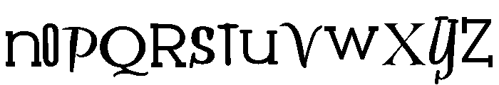 ZPModernTossUp Font UPPERCASE