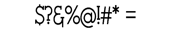 ZPNewMexicoLite Font OTHER CHARS