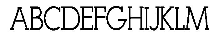 ZPNewMexicoLite Font UPPERCASE