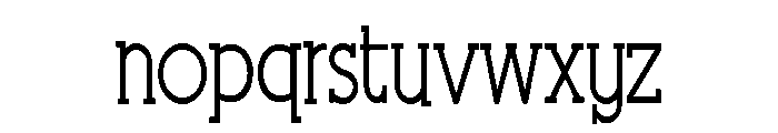ZPNewMexicoLite Font LOWERCASE