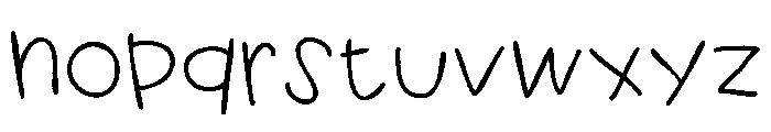 ZPNinnyhammer Font LOWERCASE