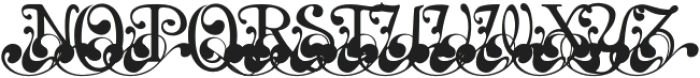 ZP Sitar Regular otf (400) Font UPPERCASE