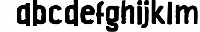 ZP Blaggard Font LOWERCASE