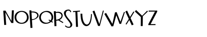 ZP A Dorky Print Regular Font UPPERCASE