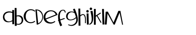 ZP A Dorky Print Regular Font LOWERCASE