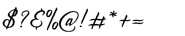 ZP Aspiration Expanded Font OTHER CHARS