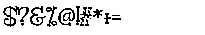 ZP Beacoup Bloom Serif Condensed Font OTHER CHARS