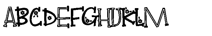 ZP Beacoup Bloom Serif Condensed Font UPPERCASE