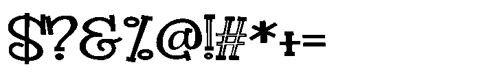 ZP Beacoup Bloom Serif Expanded Font OTHER CHARS