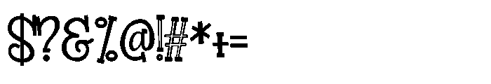 ZP Beacoup Bloom Serif Font OTHER CHARS