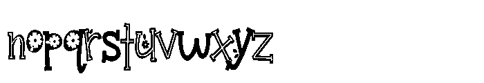 ZP Beacoup Bloom Serif Font LOWERCASE