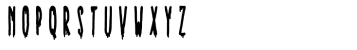 ZP Black Death Bold Font LOWERCASE