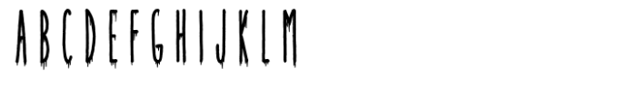 ZP Black Death Regular Font UPPERCASE