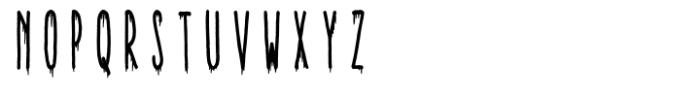 ZP Black Death Regular Font UPPERCASE