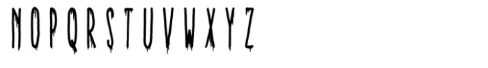 ZP Black Death Regular Font LOWERCASE
