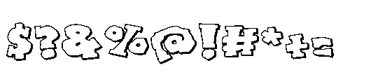 ZP Blarney Stone 3 d Expanded Font OTHER CHARS