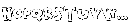 ZP Blarney Stone 3 d Font UPPERCASE