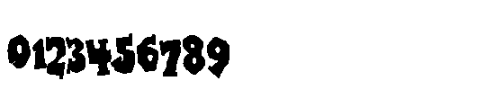 ZP Blarney Stone Condensed Font OTHER CHARS