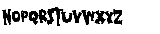 ZP Blarney Stone Condensed Font UPPERCASE