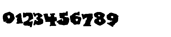 ZP Blarney Stone Expanded Font OTHER CHARS