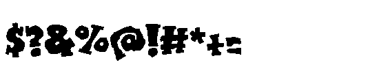 ZP Blarney Stone Regular Font OTHER CHARS