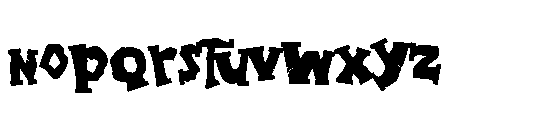 ZP Blarney Stone Regular Font LOWERCASE