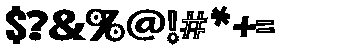 ZP Bobotie Blooms Condensed Font OTHER CHARS