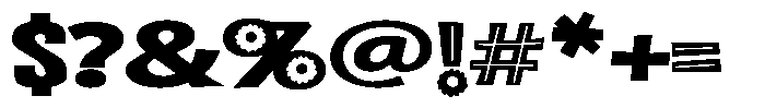 ZP Bobotie Blooms Expanded Font OTHER CHARS