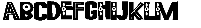 ZP Bobotie Blooms Expanded Font UPPERCASE