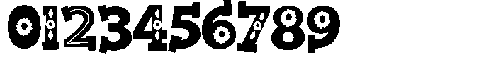 ZP Bobotie Blooms Too Condensed Font OTHER CHARS