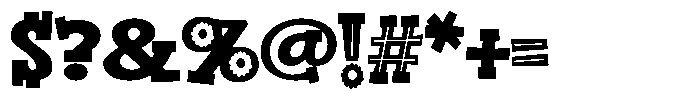 ZP Bobotie Blooms Too Condensed Font OTHER CHARS