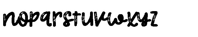 ZP Bootlegger Berry Script Expanded Font LOWERCASE