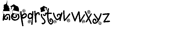 ZP Cherry Merry Condensed Font LOWERCASE