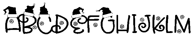 ZP Cherry Merry Expanded Font UPPERCASE