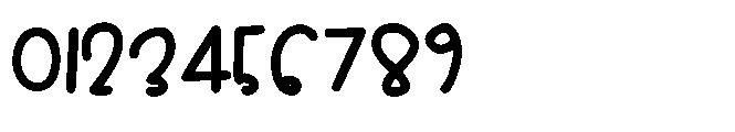 ZP Cherry Merry Print Bold Font OTHER CHARS