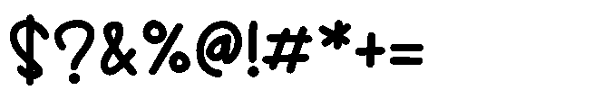 ZP Cherry Merry Print Bold Font OTHER CHARS