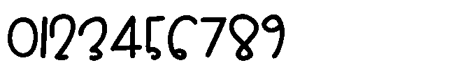 ZP Cherry Merry Print Demi Bold Font OTHER CHARS