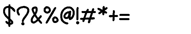 ZP Cherry Merry Print Demi Bold Font OTHER CHARS