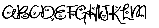 ZP Cherry Merry Script Expanded Font UPPERCASE