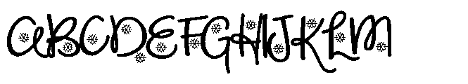 ZP Cherry Merry Script Font UPPERCASE