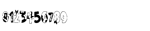 ZP Christmas Cow Condensed Font OTHER CHARS