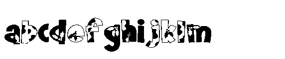 ZP Christmas Cow Expanded FONT