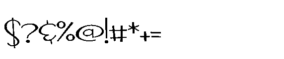 ZP Christmas Cow Print Expanded Font OTHER CHARS
