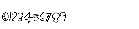 ZP Christmas Cow Print Font OTHER CHARS