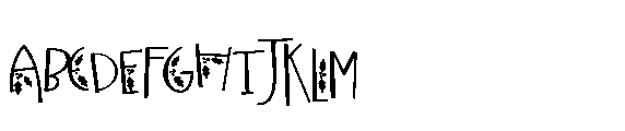 ZP Christmas Cow Print Font UPPERCASE