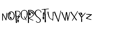 ZP Christmas Cow Print Font UPPERCASE