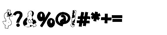 ZP Christmas Cow Regular Font OTHER CHARS