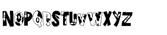 ZP Christmas Cow Regular Font UPPERCASE