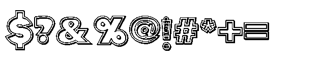 ZP Clippys ZP Clippy 3 D Font OTHER CHARS